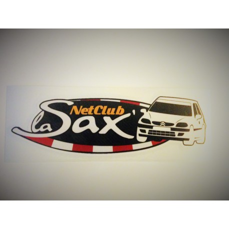 Sticker logo Saxo